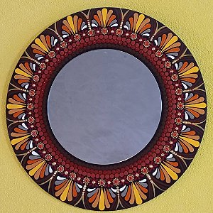 Mandala espelho 35cm