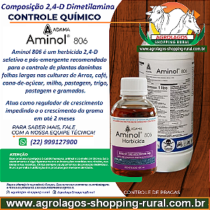 Herbicida Aminol Àcido 2,4-D - Fracionado 100 ml