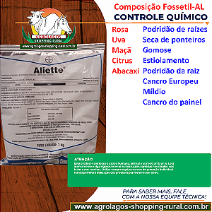 Fungicida Aliette 1 kg Bayer - Composição Fosetil-Alumínio
