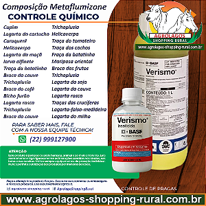 Inseticida Verismo Fracionado 100 ml - Composição Metaflumizone