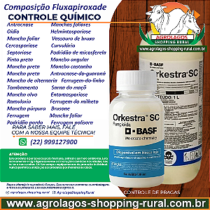 Fungicida Orkestra Fracionado 100 ml - Composição Fluxapiroxade