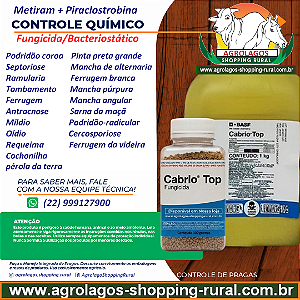 Fungicida Cabrio Top Fracionado 100 gr - Composição Metiram + Piraclostrobina