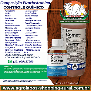 Fungicida Comet Fracionado 100 ml - Composição Piraclostrobina