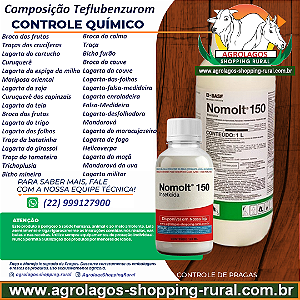 Inseticida Nomolt 150 Fracionado 100 ml - Composição Teflubenzurom