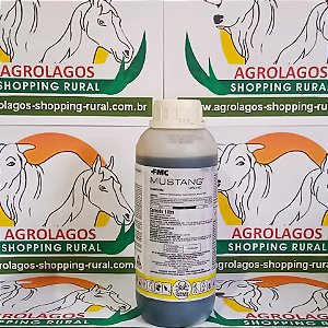 Inseticida Mustang 350 1 Litro -Zeta-Cipermetrina - Tomate, Trigo,Cenoura, Cebola, Uva, Algodão, Arroz Irrigado, Batata, Café, Cebola Couve, Feijão, Milheto, Milho e Soja