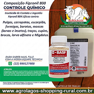 Inseticida Regent 800 WG Fracionado 50 g - Fipronil 80%