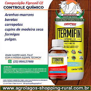 Inseticida Termifin Fipronil Ce - Fracionado 100 ml