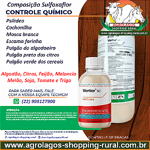 Inseticida Verter Fracionado 100 ml - Composição Sulfoxaflor