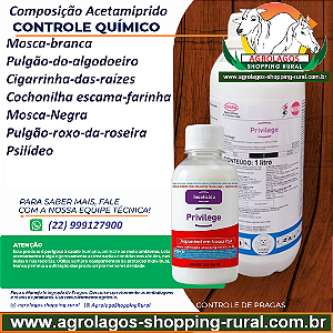 Inseticida Privilege Fracionado 100 ml - Composição Acetamiprido
