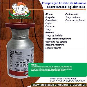 Inseticida Gastoxin 90 g - Composição Fosfeto de alumínio