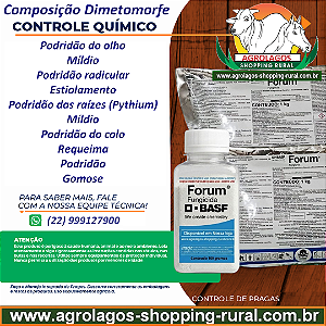 Fungicida Forum Fracionado 50 g - Composição Dimetomorfe
