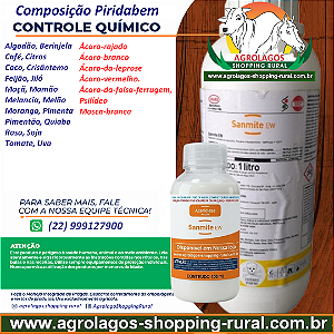 Acaricida Sanmite Fracionado 100 ml - Composição Piridabem