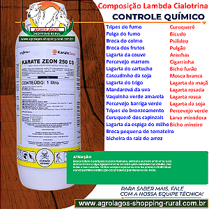 Inseiticida Karate Zeon 250 CS 1 Litros - Lambda-Cialotrina