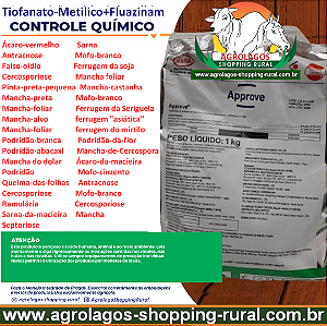 Fungicida e Acaricida Approve 1 kg - Fluazinam + Tiofanato-metílico