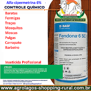 inseticida Fendona 6 1 litro - Piretroide Alfa-cipermetrina 6%