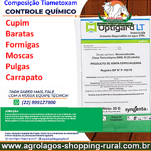 Inseticida Optigard LT 20gr - Composição Tiametoxam