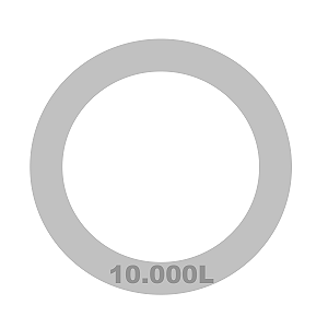 Disco de identificação Capacidade Tanque 10.000L