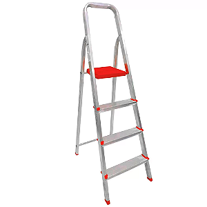 Escada Aluminio 4 Degraus Botafogo