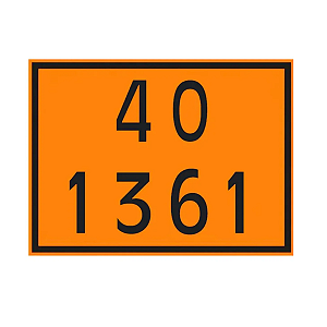 Placa Numerologia - 30 X 40 - 1,50mm - 40 1361