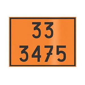 Placa Numerologia - 30 X 40 - 1,50mm - 33 3475
