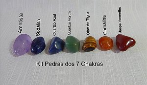 Kit de Pedras 7 Chakras