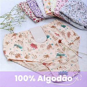 Kit com 2 Calçolas Estampadas 100% Algodão