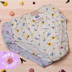 Kit com 2 Calçolas Estampadas 100% Algodão