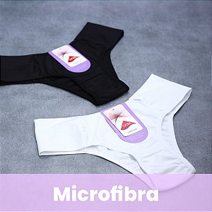Calcinha Lateral Bombom de Microfibra elastano LYCRA®