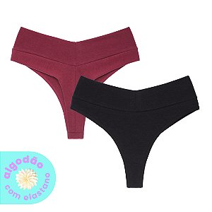 Kit com 2 Tangas Fio Dental Sarah