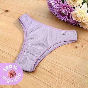Tanga Canelada Alice 100% Algodão