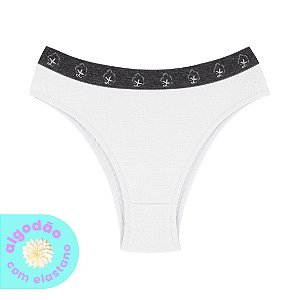 Tanga Dry com Elástico Largo Algodão com Elastano / Poliamida