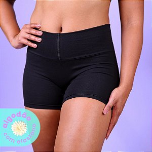 Shorts de Algodão com elastano com forro 100% Algodão