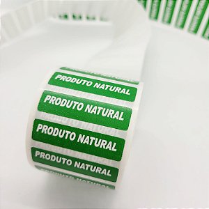 Etiqueta Adesiva Produto Natural