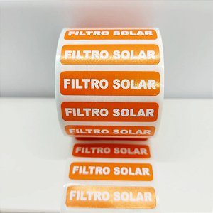Etiqueta Adesiva: Filtro Solar
