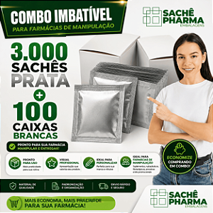 Combo Imbatível: 3.000 Sachês Prata + 100 Caixas