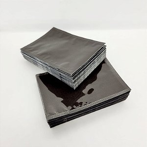 Sachês Laminados Preto 70mmx100mm (3.000 Unidades) - Sofisticação e Segurança Imbatíveis