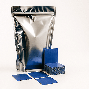 Kit Pouch Pro Slim 15x22 + 2000 Sachês Azul Fosco 70x70 – Embalagens Premium