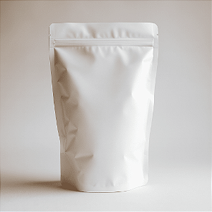 Sacos Stand Up Pouch Pró Slim Branco