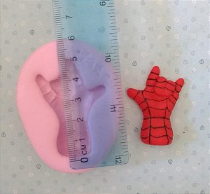 Molde de silicone Mão Homem Aranha