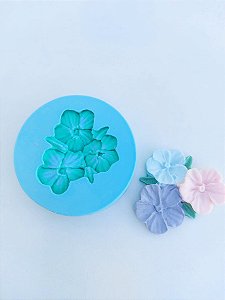 molde de silicone da Flor Violeta