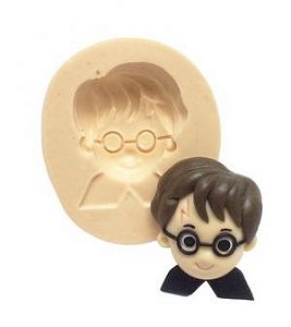 Molde de silicone  Rosto do Harry- Harry Potter