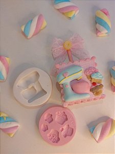 Molde de silicone de Mini Cupcakes