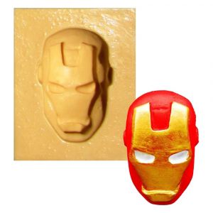 Molde de silicone Rosto do Homem de Ferro