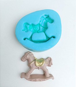 Molde de silicone de Cavalo de Balanço