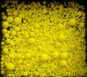 Confeitos/ Sprinkles Coloridos Amarelo Neon