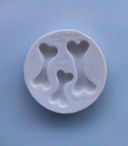 Molde de silicone Ossos / Patrulha Canina