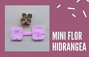 Mini kit frisador e cortador flor hidrângea
