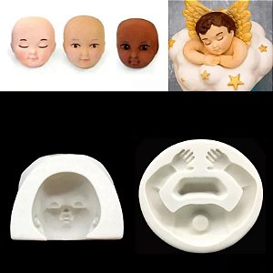 Molde de silicone Cabeça e Braço universal