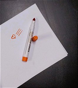 Caneta tinta comestível laranja caneta para confeitaria