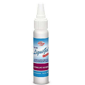 Corante Liquigel Arcolor  30gr Vermelho Bordô